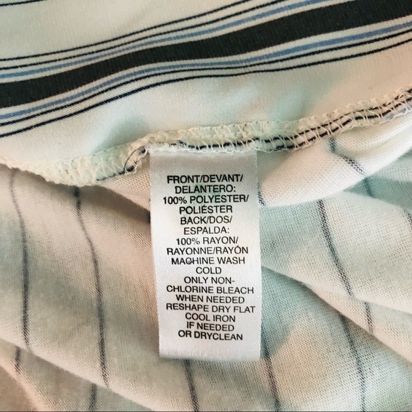 LOFT - WOMENS NAVY & WHITE STRIPED TANK SZ S - Picture 3 of 8